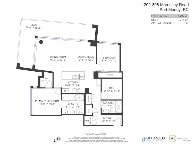 1202-308 Morrissey Road, Port Moody, BC, V3H 0M2 - 35