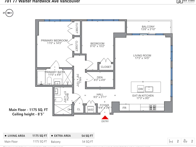 701-77 Walter Hardwick Avenue, Vancouver, BC, V5Y 0C6 - 28