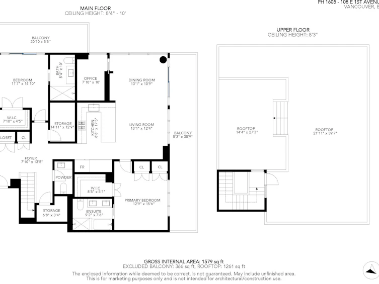 1605-108 E 1st Avenue, Vancouver, BC, V5T 0E4 - 40