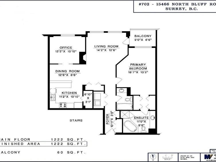 702-15466 North Bluff Road, Surrey, BC, V4B 3G1 - 2