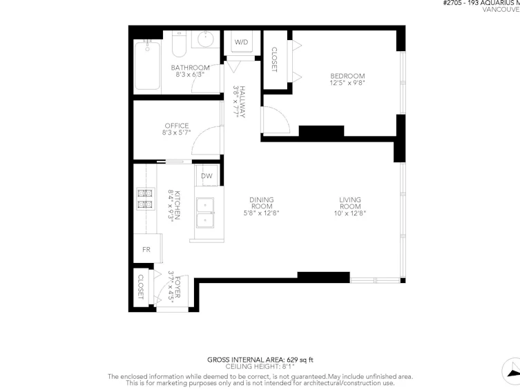 2705-193 Aquarius Mews, Vancouver, BC, V6Z 2Z2 - 40