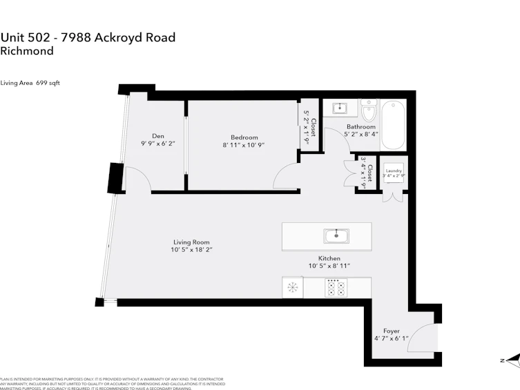 502-7988 Ackroyd Road, Richmond, BC, V6X 0K6 - 16