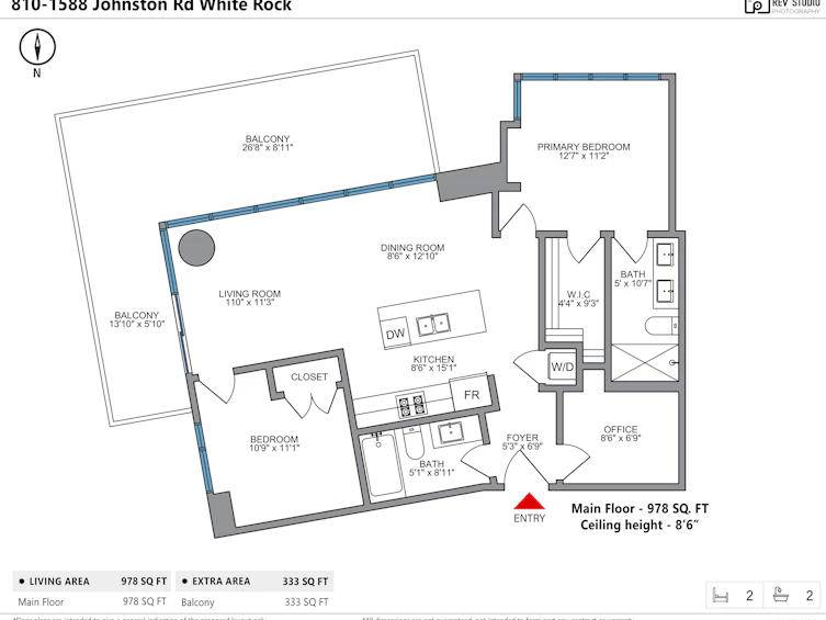 810-1588 Johnston Road, Surrey, BC, V4B 0C5 - 32