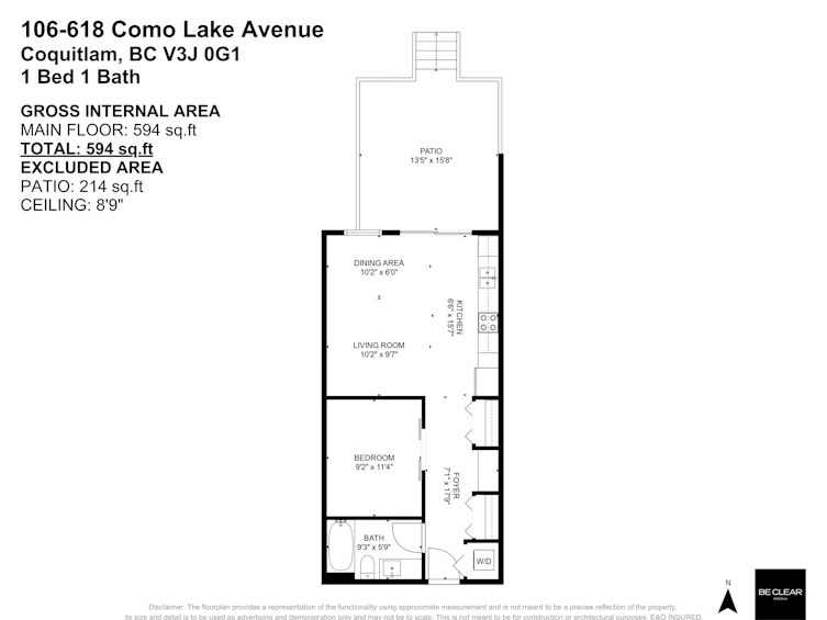 106-618 Como Lake Avenue, Coquitlam, BC, V3J 0G1 - 17