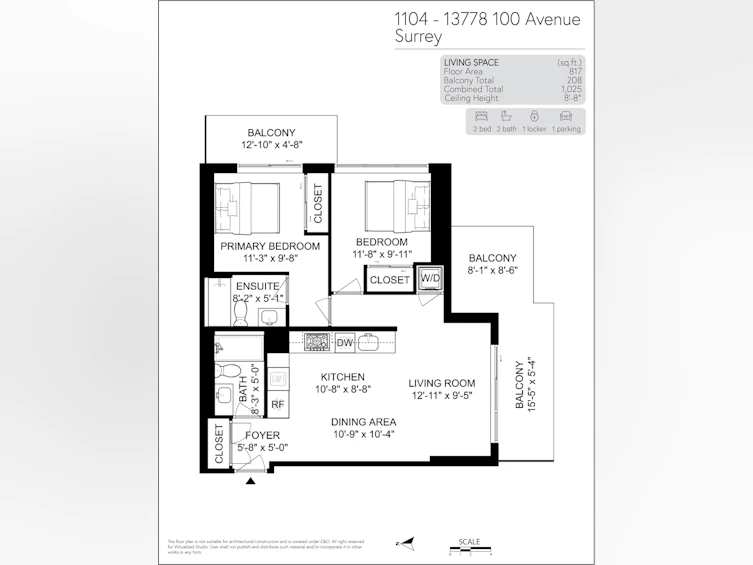 1104-13778 100 Avenue, Surrey, BC, V3T 0V3 - 38