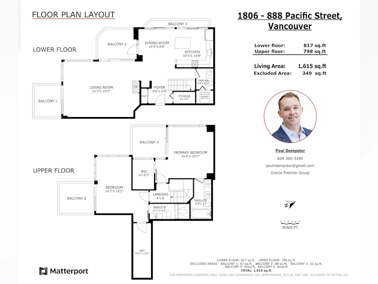 1806-888 Pacific Street, Vancouver, BC, V6Z 2S6 - 40