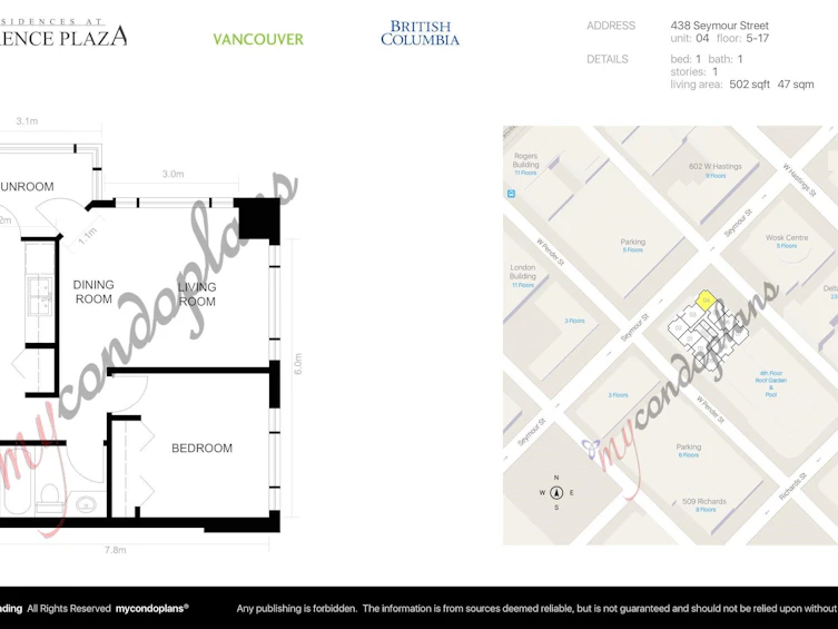1604-438 Seymour Street, Vancouver, BC, V6B 6H4 - 30