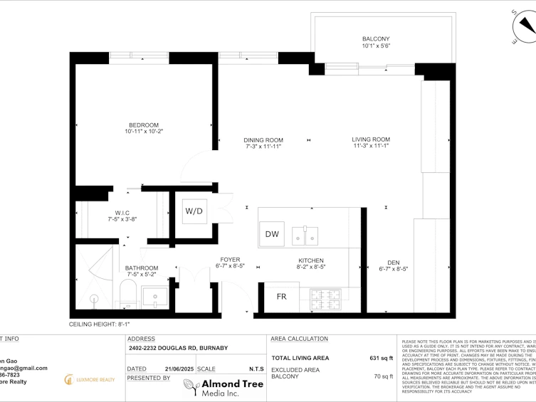 2402-2232 Douglas Road, Burnaby, BC, V5C 0G9 - 2