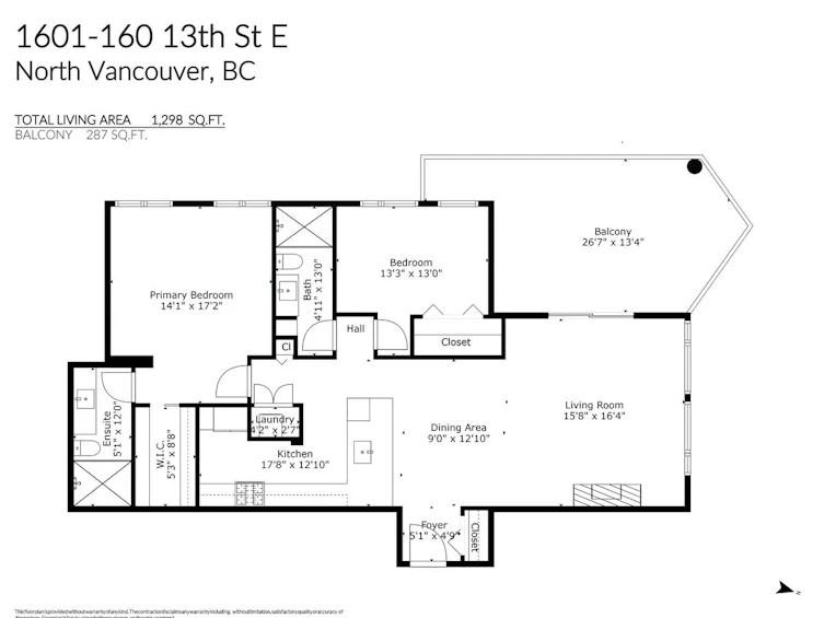 1601-160 E 13th Street, North Vancouver, BC, V7L 2L5 - 27