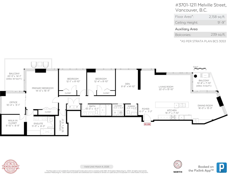3701-1211 Melville Street, Vancouver, BC, V6E 0A7 - 29