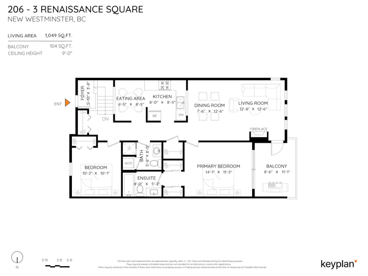 206-3 Renaissance Square, New Westminster, BC, V3M 6K4 - 33