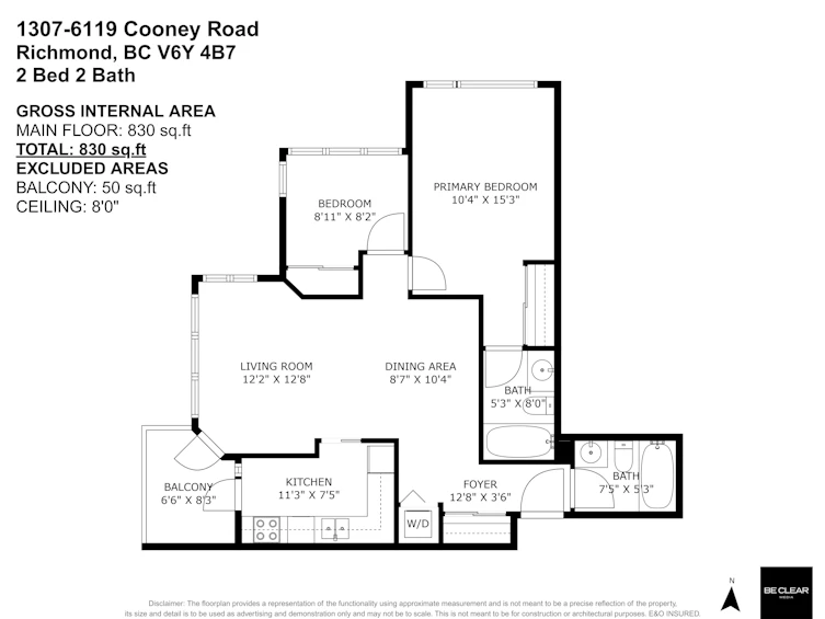 1307-6119 Cooney Road, Richmond, BC, V6Y 4B7 - 22