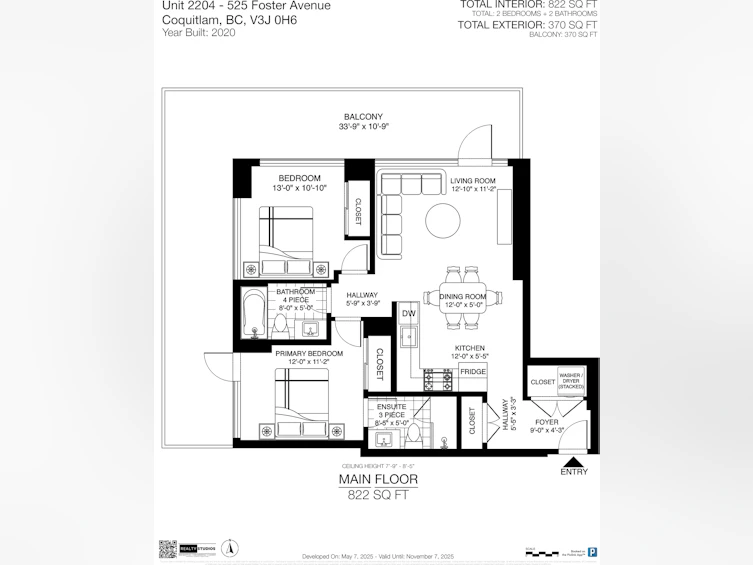 2204-525 Foster Avenue, Coquitlam, BC, V3J 0H6 - 23