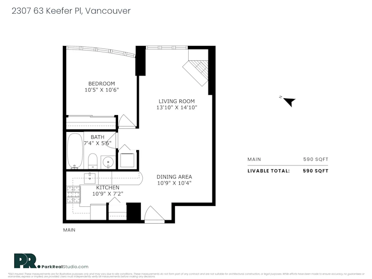 2307-63 Keefer Place, Vancouver, BC, V6B 6N6 - 24