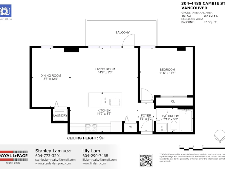 304-4488 Cambie Street, Vancouver, BC, V5Y 0M2 - 31