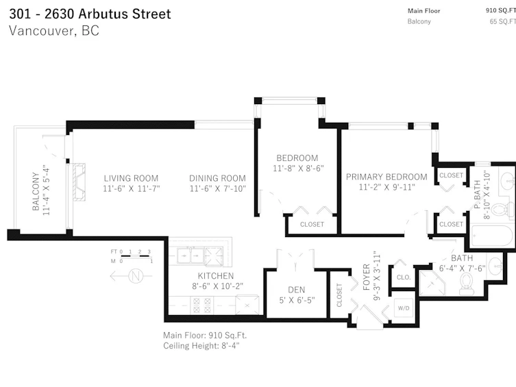 301-2630 Arbutus Street, Vancouver, BC, V6J 5L8 - 20