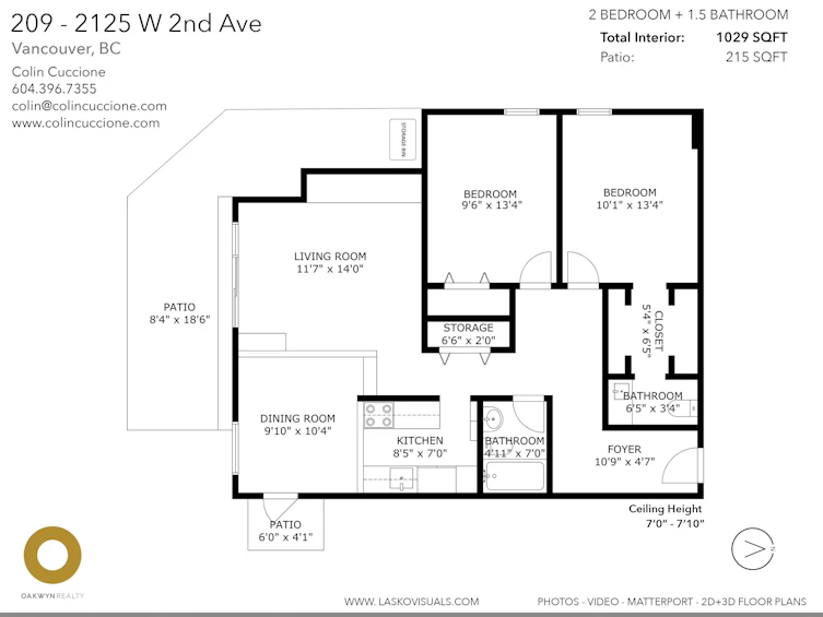 209-2125 W 2nd Avenue, Vancouver, BC, V6K 1H7 - 38