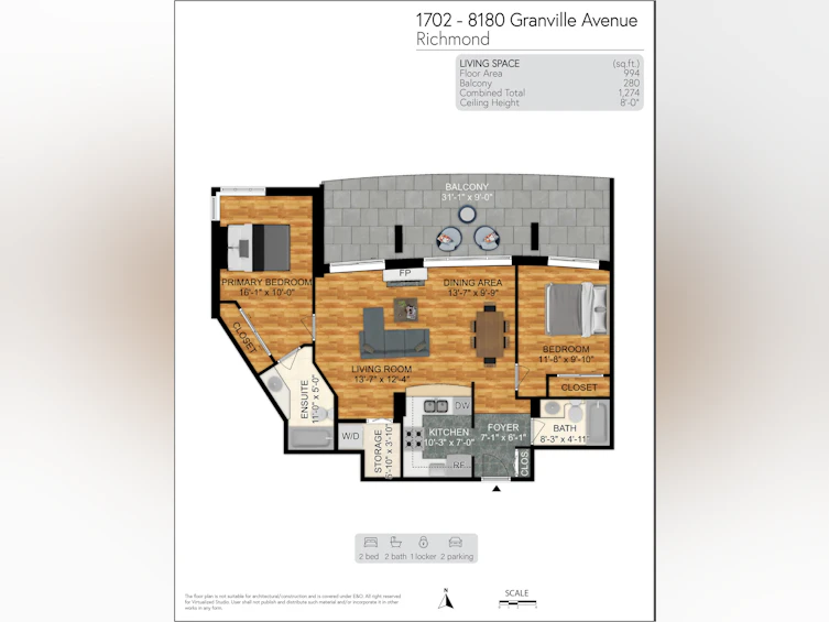 1702-8180 Granville Avenue, Richmond, BC, V6Y 4G1 - 33