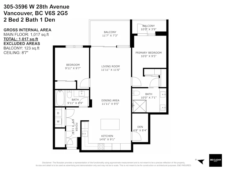 305-3596 W 28th Avenue, Vancouver, BC, V6S 2G5 - 36