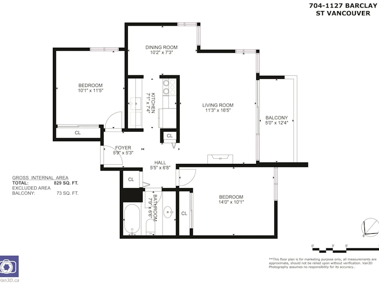 704-1127 Barclay Street, Vancouver, BC, V6E 1G8 - 39