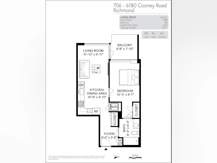 706-6180 Cooney Road, Richmond, BC, V6Y 0H2 - 22