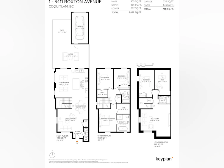 1-3411 Roxton Avenue, Coquitlam, BC, V3B 0G7 - 40