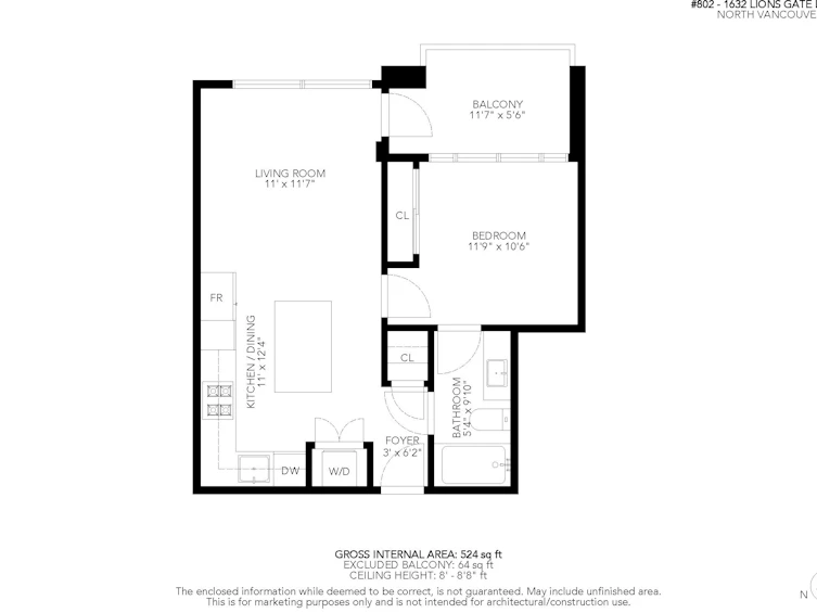 802-1632 Lions Gate Lane, North Vancouver, BC, V7P 0E2 - 26