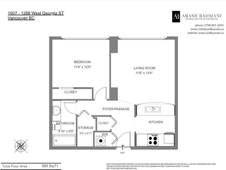 1907-1288 W Georgia Street, Vancouver, BC, V6E 4R3 - 20