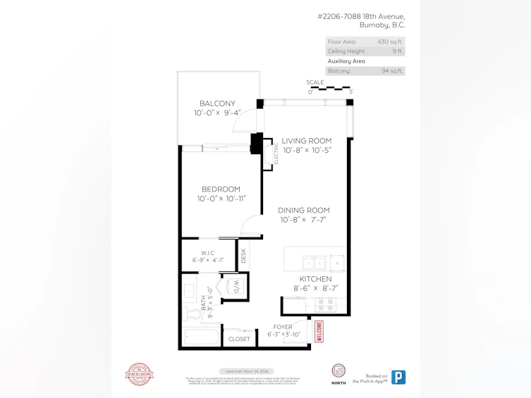 2206-7088 18th Avenue, Burnaby, BC, V3N 0A2 - 28