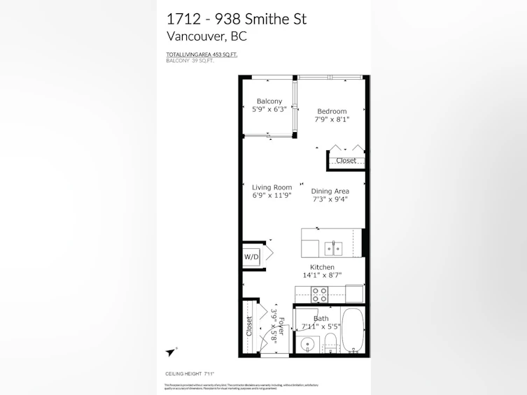 1712-938 Smithe Street, Vancouver, BC, V6Z 3H8 - 27