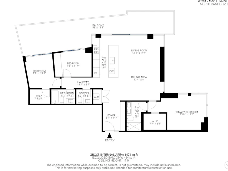 3201-1500 Fern Street, North Vancouver, BC, V7J 0E6 - 36
