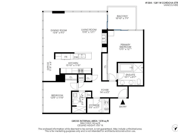 1304-1281 W Cordova Street, Vancouver, BC, V6C 3R5 - 38