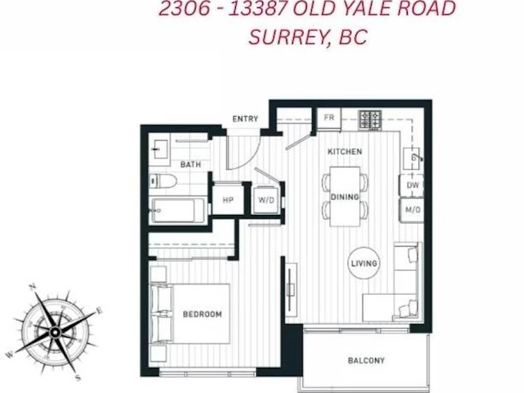 2306-13387 Old Yale Road, Surrey, BC, V3T 3C6 - 6