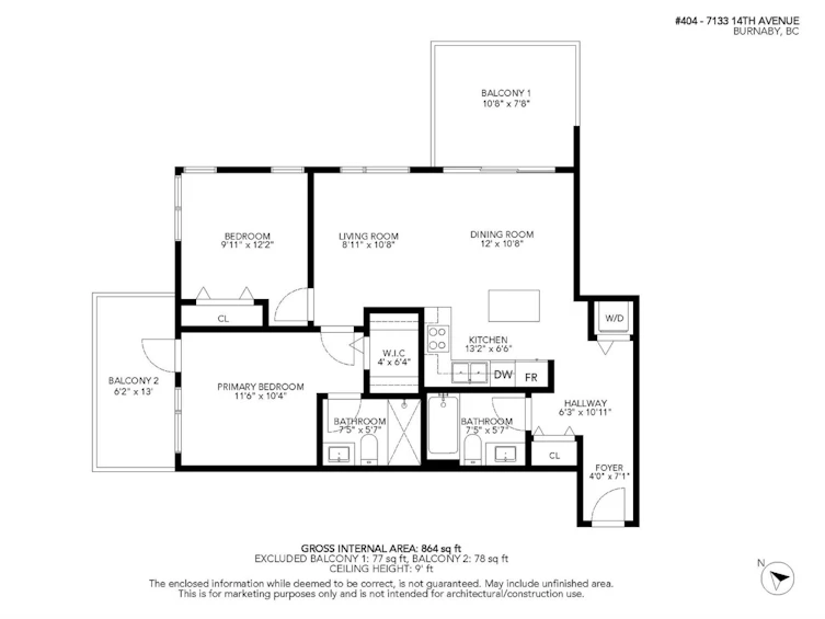 404-7133 14th Avenue, Burnaby, BC, V3N 0H5 - 29