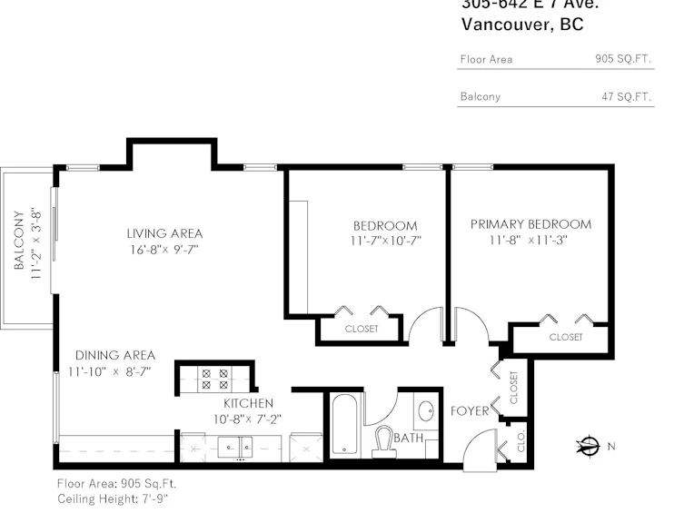 305-642 E 7th Avenue, Vancouver, BC, V5T 1P1 - 19