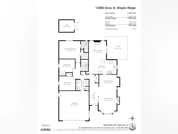 12580 Gray Street, Maple Ridge, BC, V2X 0V8 - 2