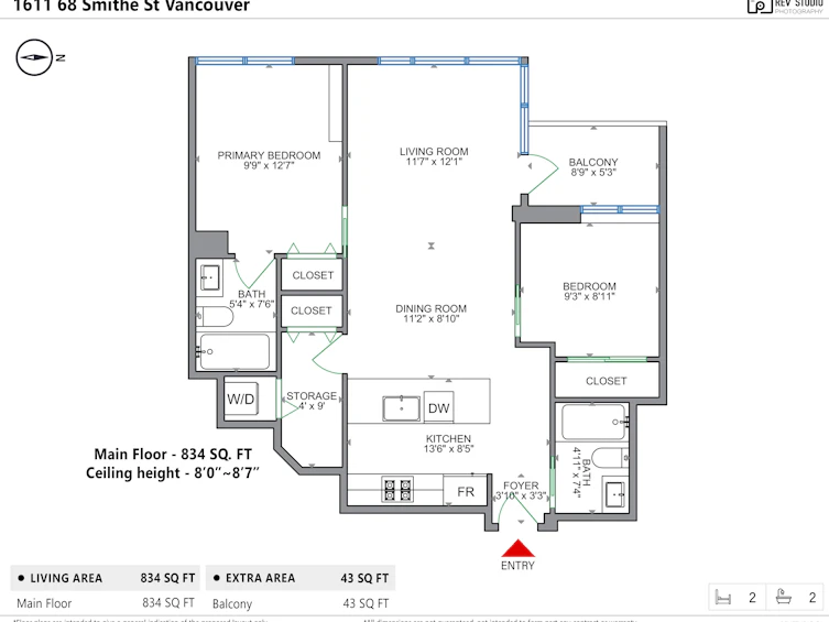 1611-68 Smithe Street, Vancouver, BC, V6B 0P4 - 26