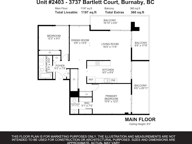 2403-3737 Bartlett Court, Burnaby, BC, V3J 7E3 - 34