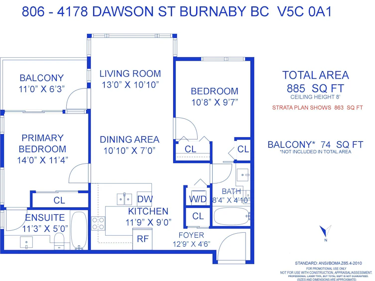 806-4178 Dawson Street, Burnaby, BC, V5C 0A1 - 31