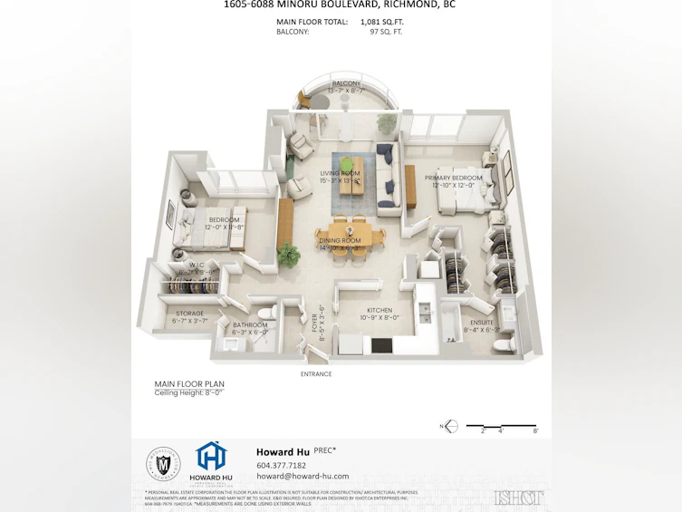 1605-6088 Minoru Boulevard, Richmond, BC, V6Y 4A8 - 39