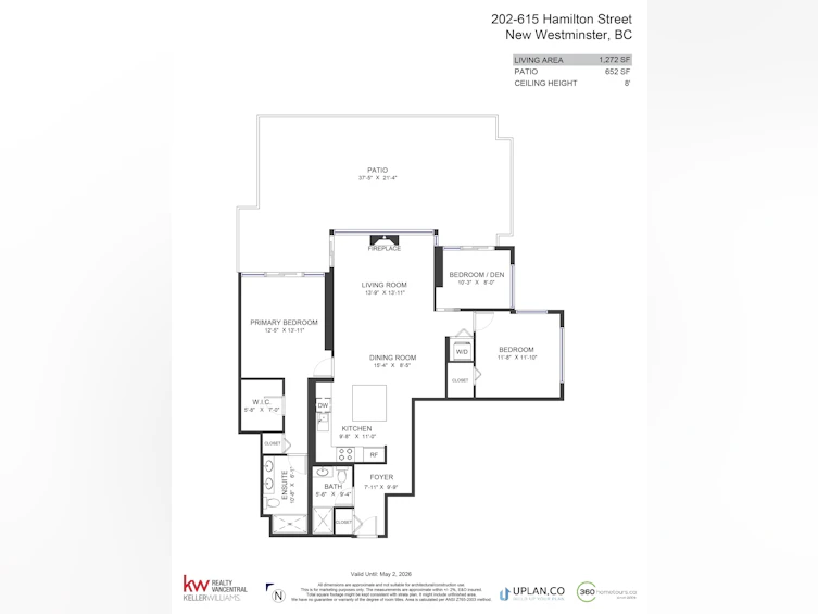 202-615 Hamilton Street, New Westminster, BC, V3M 7A7 - 3