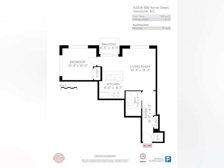 2204-928 Homer Street, Vancouver, BC, V6B 1T7 - 21