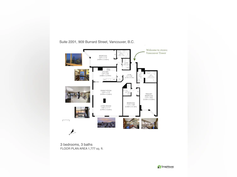 2201-909 Burrard Street, Vancouver, BC, V6Z 2N2 - 3