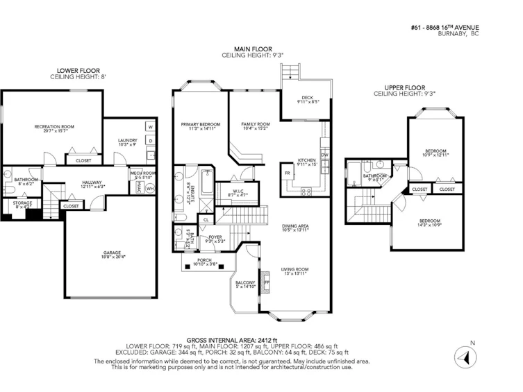 61-8868 16th Avenue, Burnaby, BC, V3N 5A6 - 37