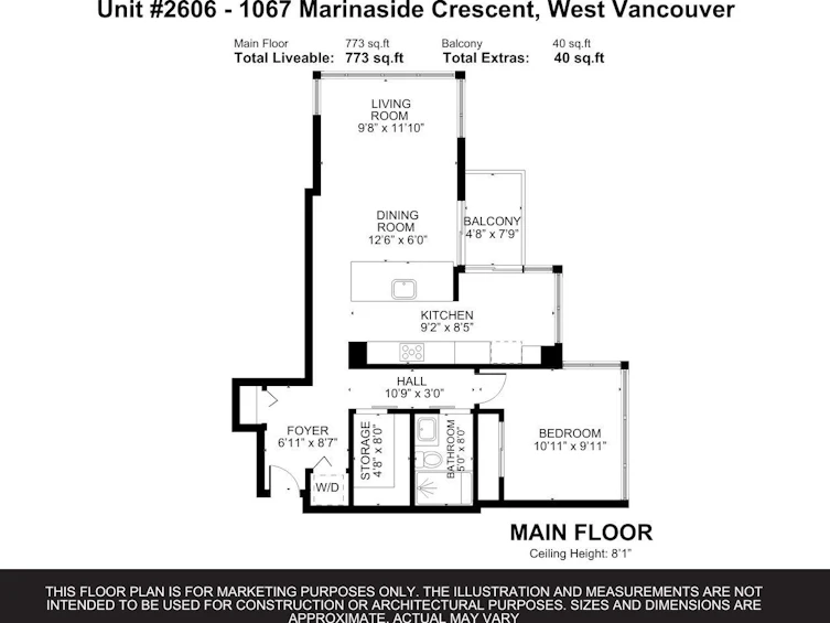 2606-1067 Marinaside Crescent, Vancouver, BC, V6Z 3A4 - 33