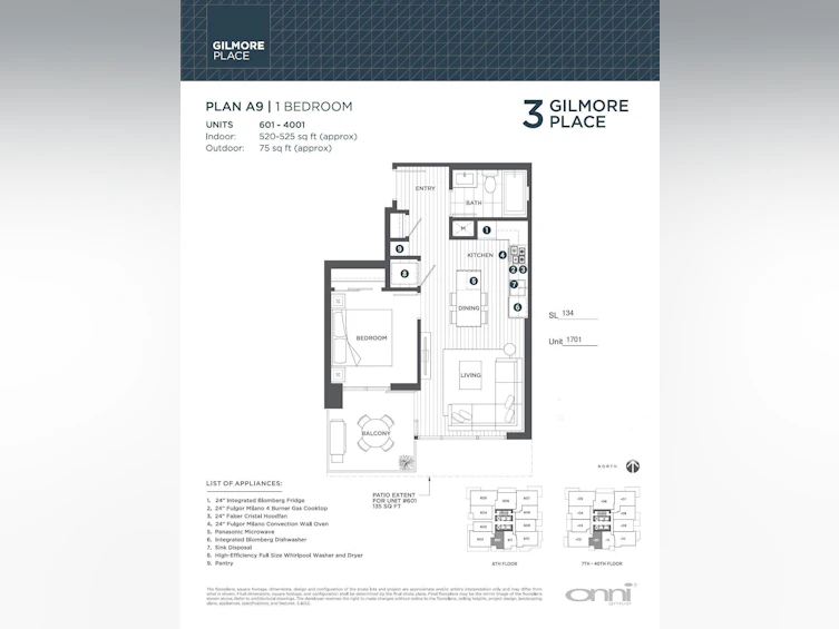 1701-4168 Lougheed Highway, Burnaby, BC, V5C 0N9 - 8