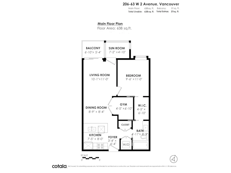 206-63 W 2nd Avenue, Vancouver, BC, V5Y 0G8 - 40