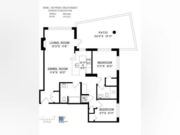 308-160 W 3rd Street, North Vancouver, BC, V7M 0A9 - 21