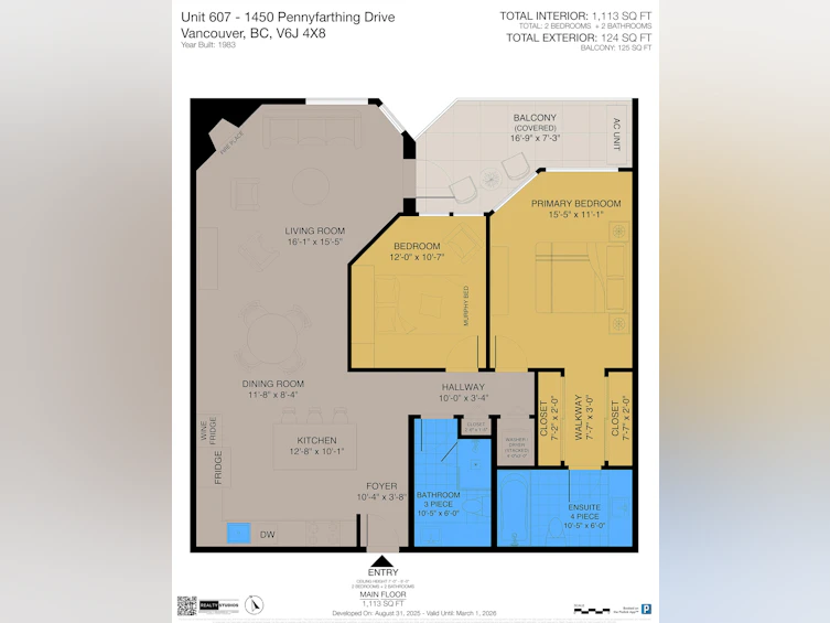 607-1450 Pennyfarthing Drive, Vancouver, BC, V6J 4X8 - 26