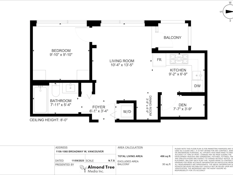 1106-1068 W Broadway, Vancouver, BC, V6H 0A7 - 24